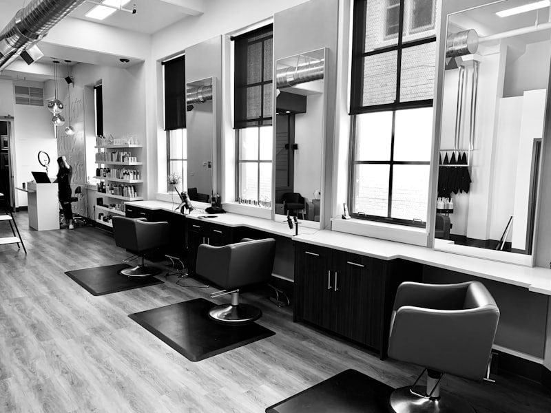 Exemple de site de salon de coiffure